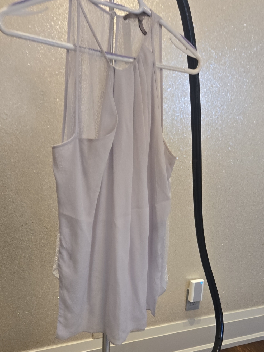 Halston Heritage Lavender Sleeveless Silk Camisole